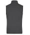 Herren Men's Fleece Vest Dark-melange/black 11182