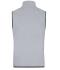 Herren Men's Fleece Vest Light-melange/black 11182