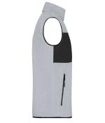 Men Men's Fleece Vest Light-melange/black 11182