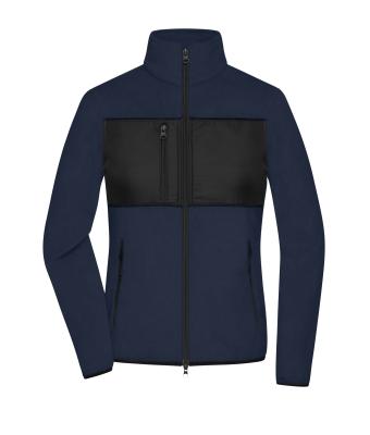 Damen Ladies' Fleece Jacket   GRS Navy/black 11183