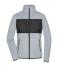 Ladies Ladies' Fleece Jacket Light-melange/black 11183