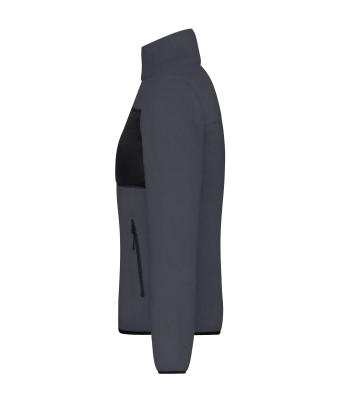 Ladies Ladies' Fleece Jacket Carbon/black 11183