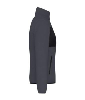 Ladies Ladies' Fleece Jacket Carbon/black 11183