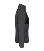 Ladies Ladies' Fleece Jacket Dark-melange/black 11183