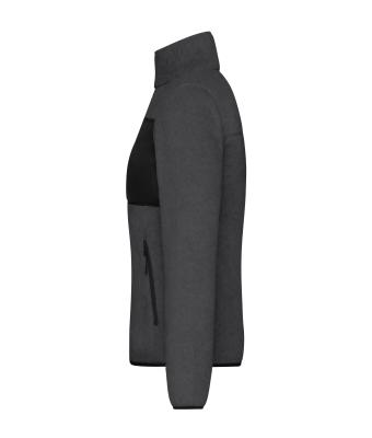 Femme Veste polaire pour femme   GRS Mélange-foncé/noir 11183