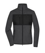 Femme Veste polaire pour femme Mélange-foncé/noir 11183