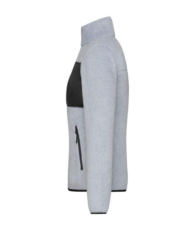 Femme Veste polaire pour femme Mélange-clair/noir 11183