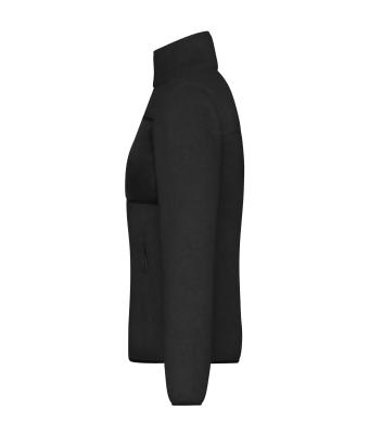 Femme Veste polaire pour femme Noir/noir 11183