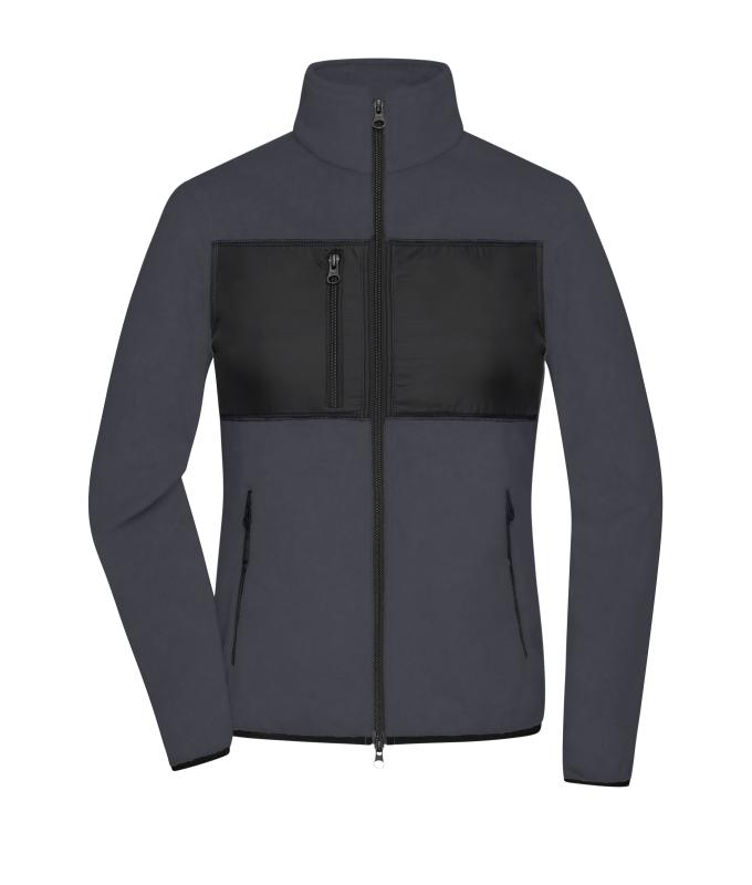 Femme Veste polaire pour femme Carbone/noir 11183