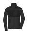 Men Men's Fleece Jacket   GRS Black/black 11184