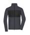 Men Men's Fleece Jacket   GRS Carbon/black 11184
