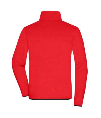 Men Men's Fleece Jacket   GRS Red/black 11184