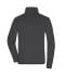 Men Men's Fleece Jacket   GRS Dark-melange/black 11184