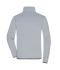 Men Men's Fleece Jacket   GRS Light-melange/black 11184