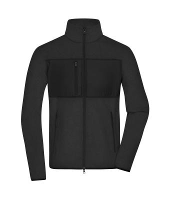 Men Men's Fleece Jacket Black/black 11184