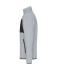 Herren Men's Fleece Jacket Light-melange/black 11184