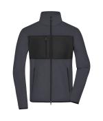 Heren Men's Fleece Jacket Carbon/zwart 11184