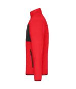 Heren Men's Fleece Jacket Rood/zwart 11184