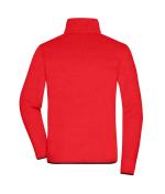 Heren Men's Fleece Jacket Rood/zwart 11184