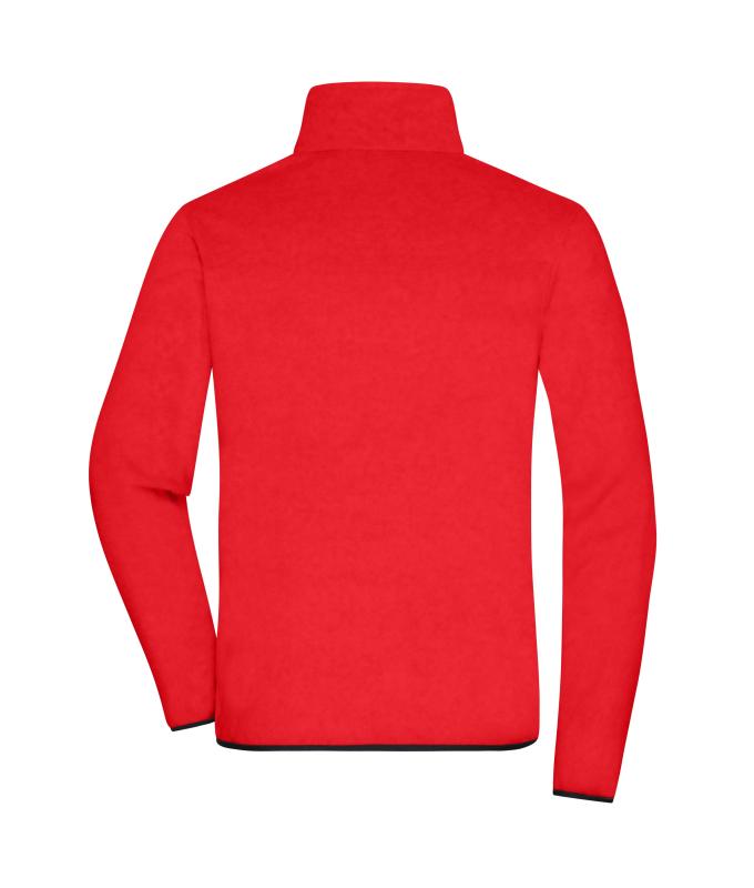 Heren Men's Fleece Jacket Rood/zwart 11184