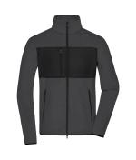 Homme Veste polaire pour homme Mélange-foncé/noir 11184