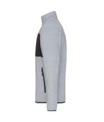 Homme Veste polaire pour homme Mélange-clair/noir 11184