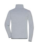 Homme Veste polaire pour homme Mélange-clair/noir 11184