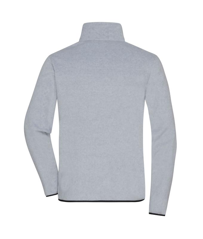 Homme Veste polaire pour homme Mélange-clair/noir 11184