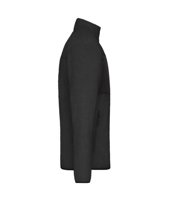 Homme Veste polaire pour homme Noir/noir 11184