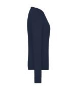 Damen Ladies' Round-Neck Pullover Navy 11185