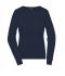 Damen Ladies' Round-Neck Pullover Navy 11185