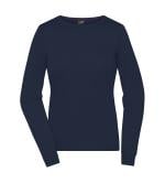 Femme Pull à col rond pour femme Marine 11185
