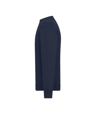 Men Men's Round-Neck Pullover Navy 11186