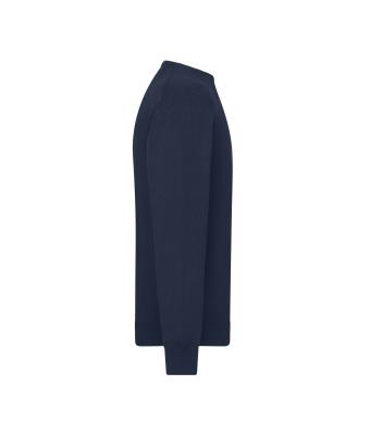 Men Men's Round-Neck Pullover Navy 11186