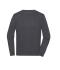 Men Men's Round-Neck Pullover Anthracite-melange 11186