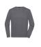 Men Men's Round-Neck Pullover Grey-heather 11186