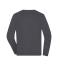 Heren Men's Round-Neck Pullover Antraciet-melange 11186