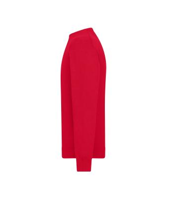 Herren Men's Round-Neck Pullover Red 11186