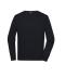 Herren Men's Round-Neck Pullover Black 11186