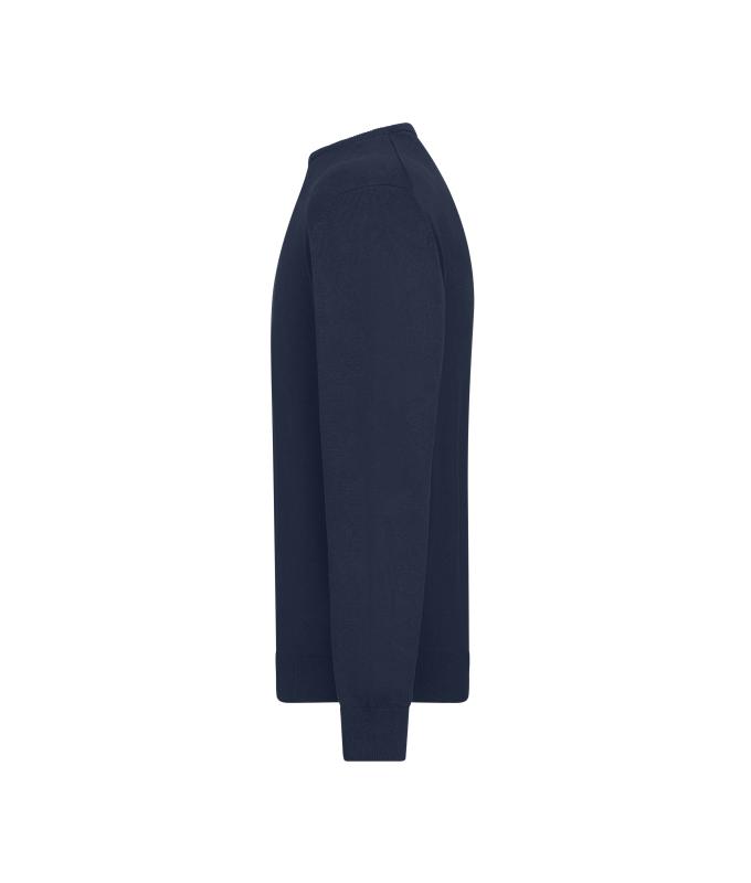 Homme Pull à col rond pour homme Marine 11186
