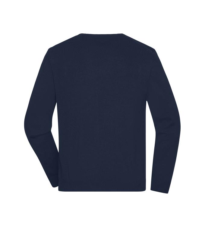 Homme Pull à col rond pour homme Marine 11186
