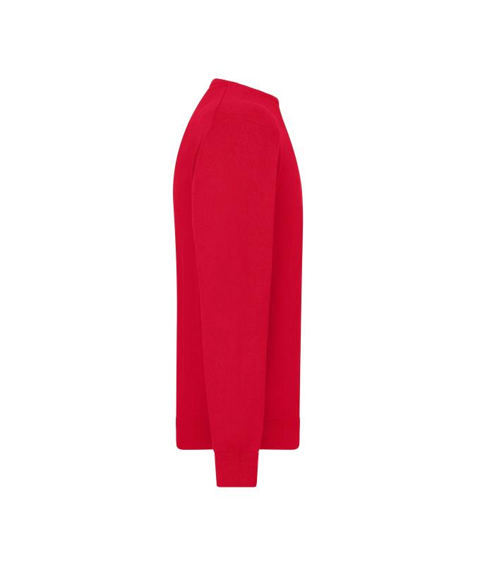 Homme Pull à col rond pour homme Rouge 11186