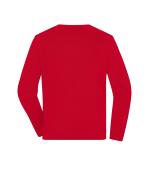 Homme Pull à col rond pour homme Rouge 11186