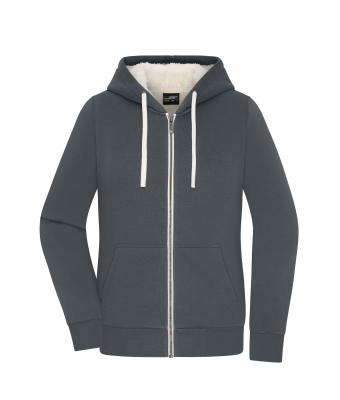 Dames Ladies' Doubleface Jacket   OCS Blended & RCS Grafiet/natuur 11461