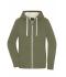 Dames Ladies' Doubleface Jacket   OCS Blended & RCS Olijf/natuur 11461