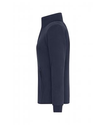 Damen Ladies' Bonded Fleece Jacket Navy/dark-grey 11463