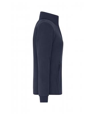 Damen Ladies' Bonded Fleece Jacket Navy/dark-grey 11463