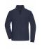 Damen Ladies' Bonded Fleece Jacket Navy/dark-grey 11463