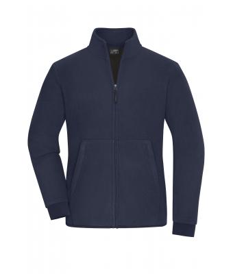 Dames Ladies' Bonded Fleece Jacket Navy/donkergrijs 11463