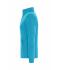 Dames Ladies' Bonded Fleece Jacket Turquoise/donkergrijs 11463